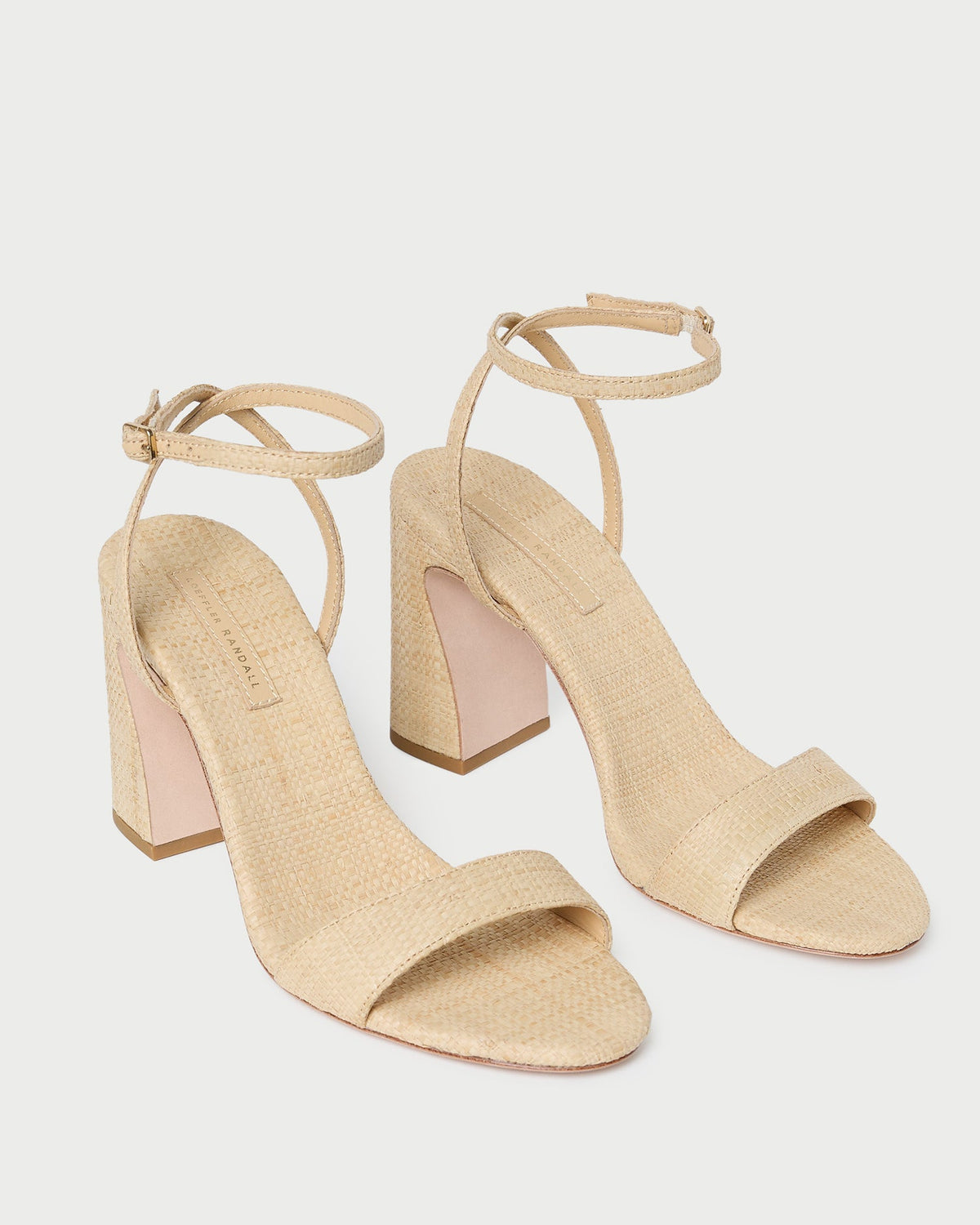 Malia Natural Curved-Heel Sandal