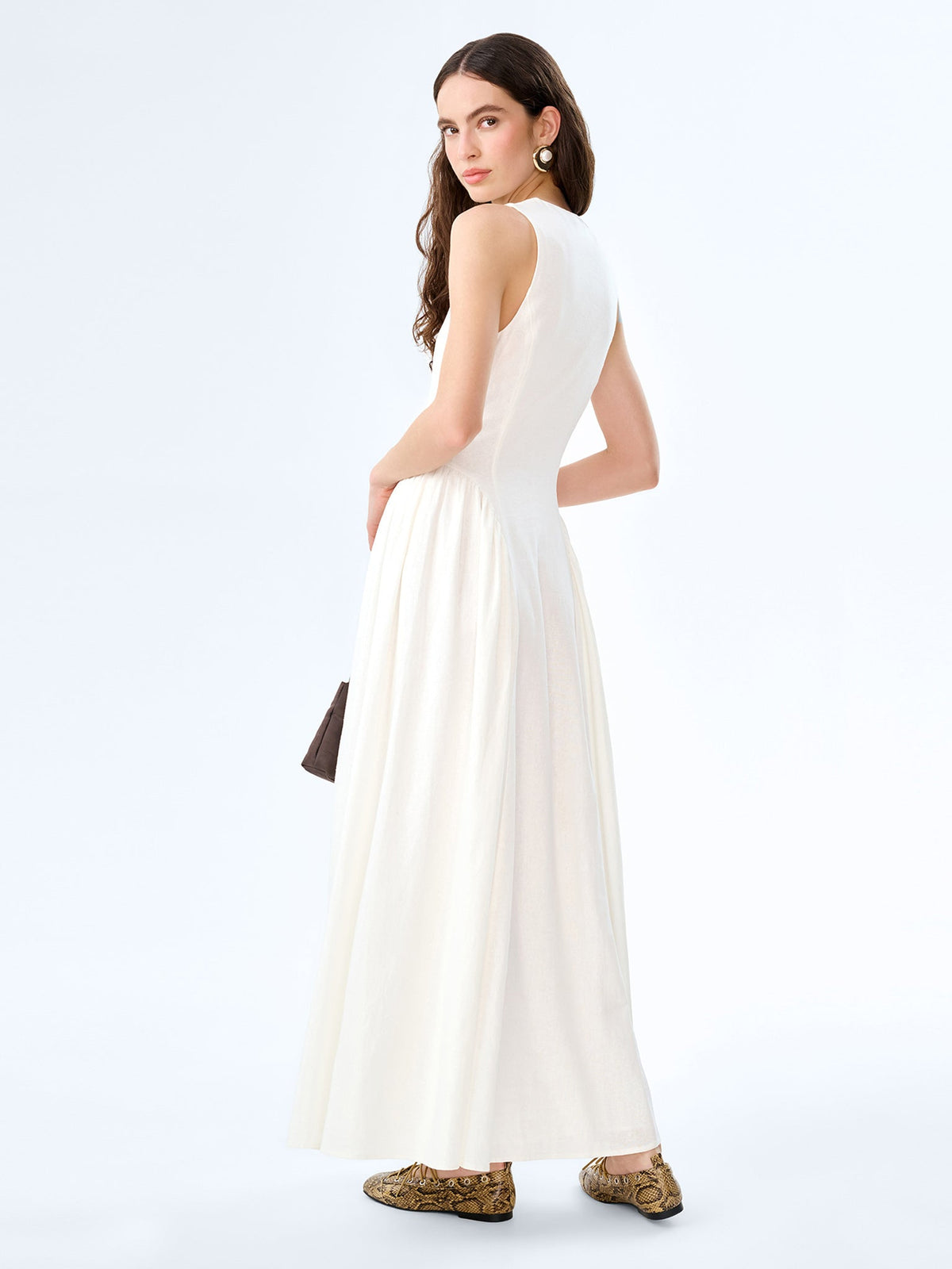 Margate Dress in White