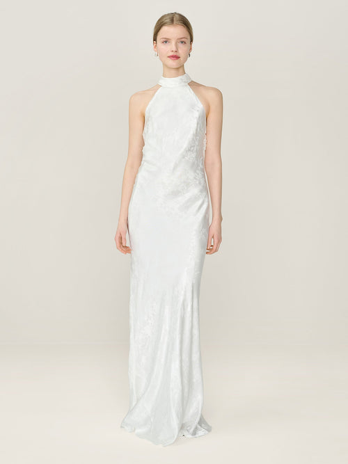 Milos Dress in Ivory