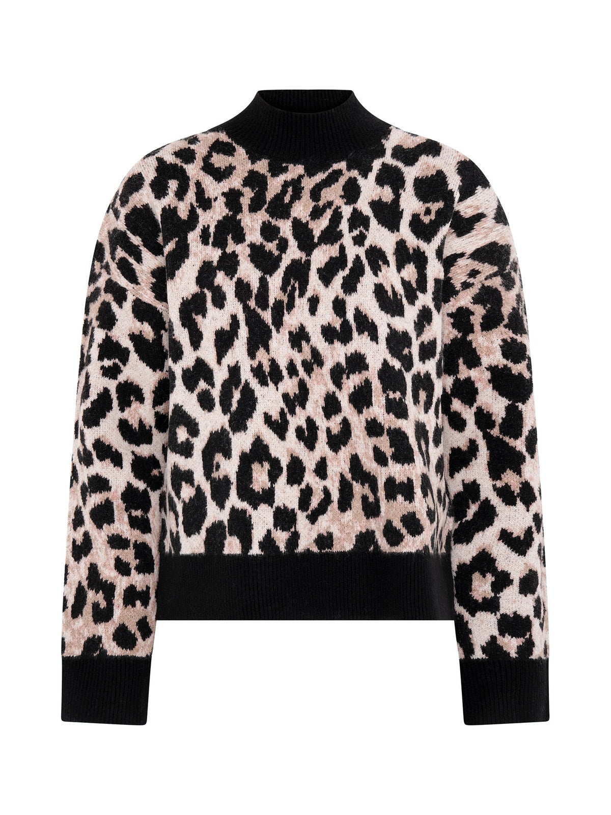 Misha Fluffy Jumper in Cheetah