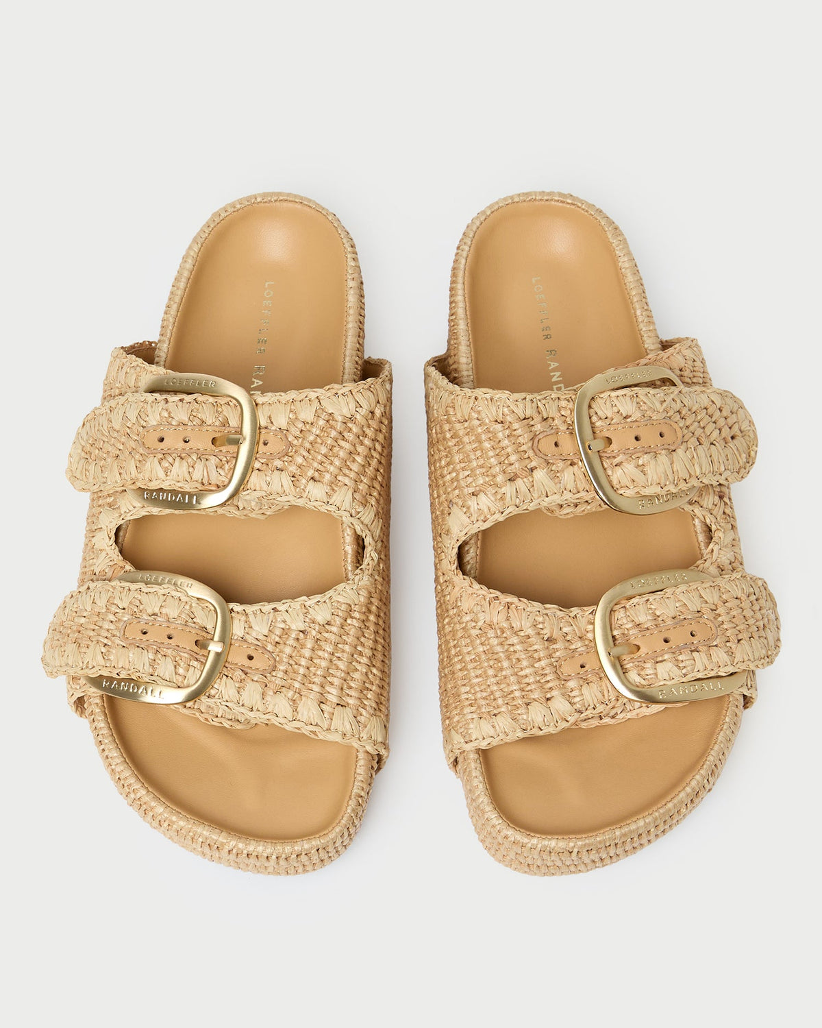 Nico Natural Two-Band Sandal