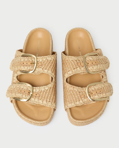 Nico Natural Two-Band Sandal