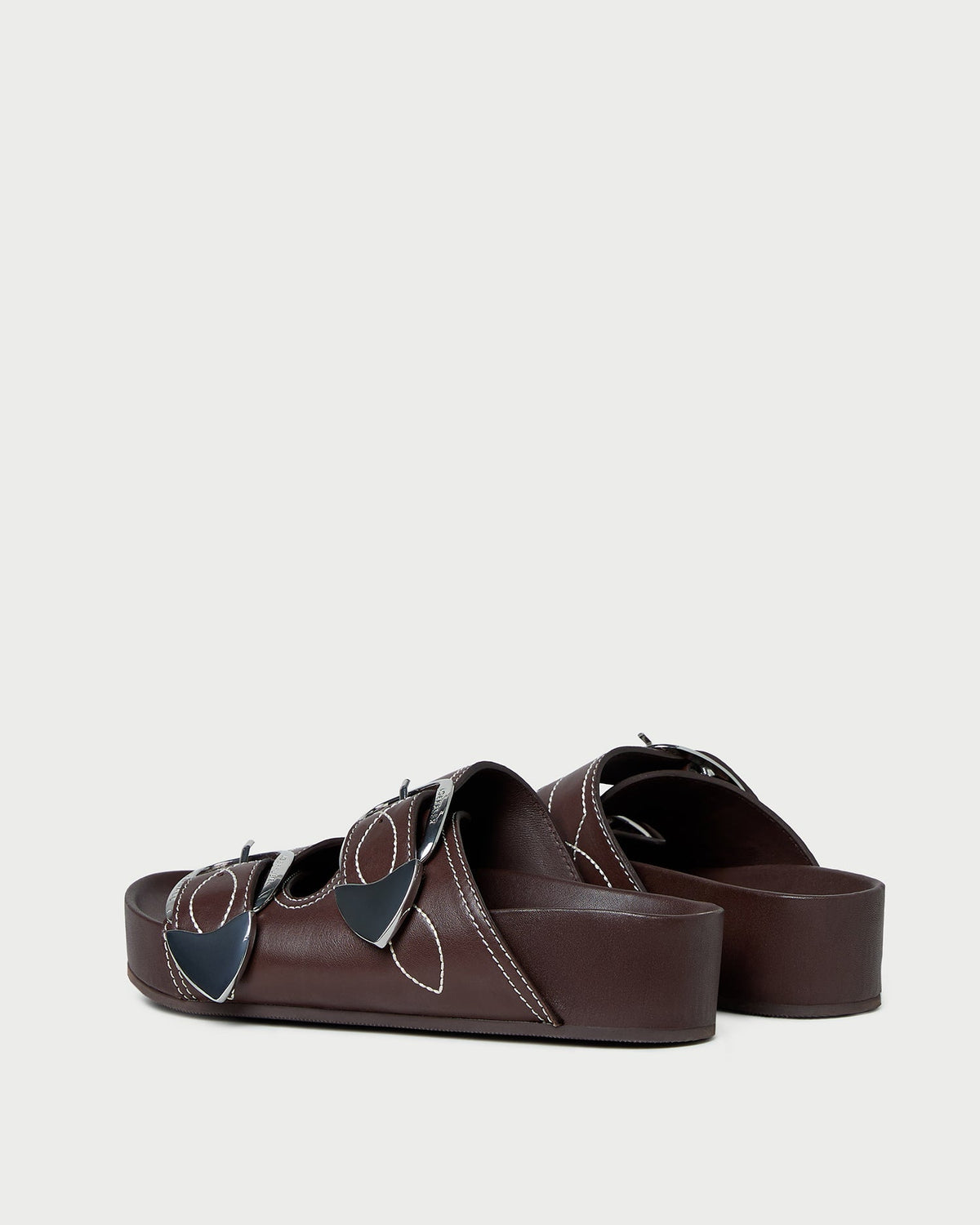 Nico Espresso Two-Band Sandal