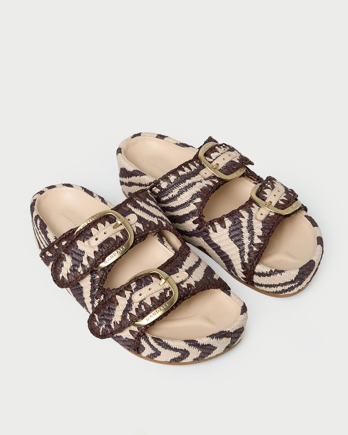 Nico Zebra Two-Band Sandal