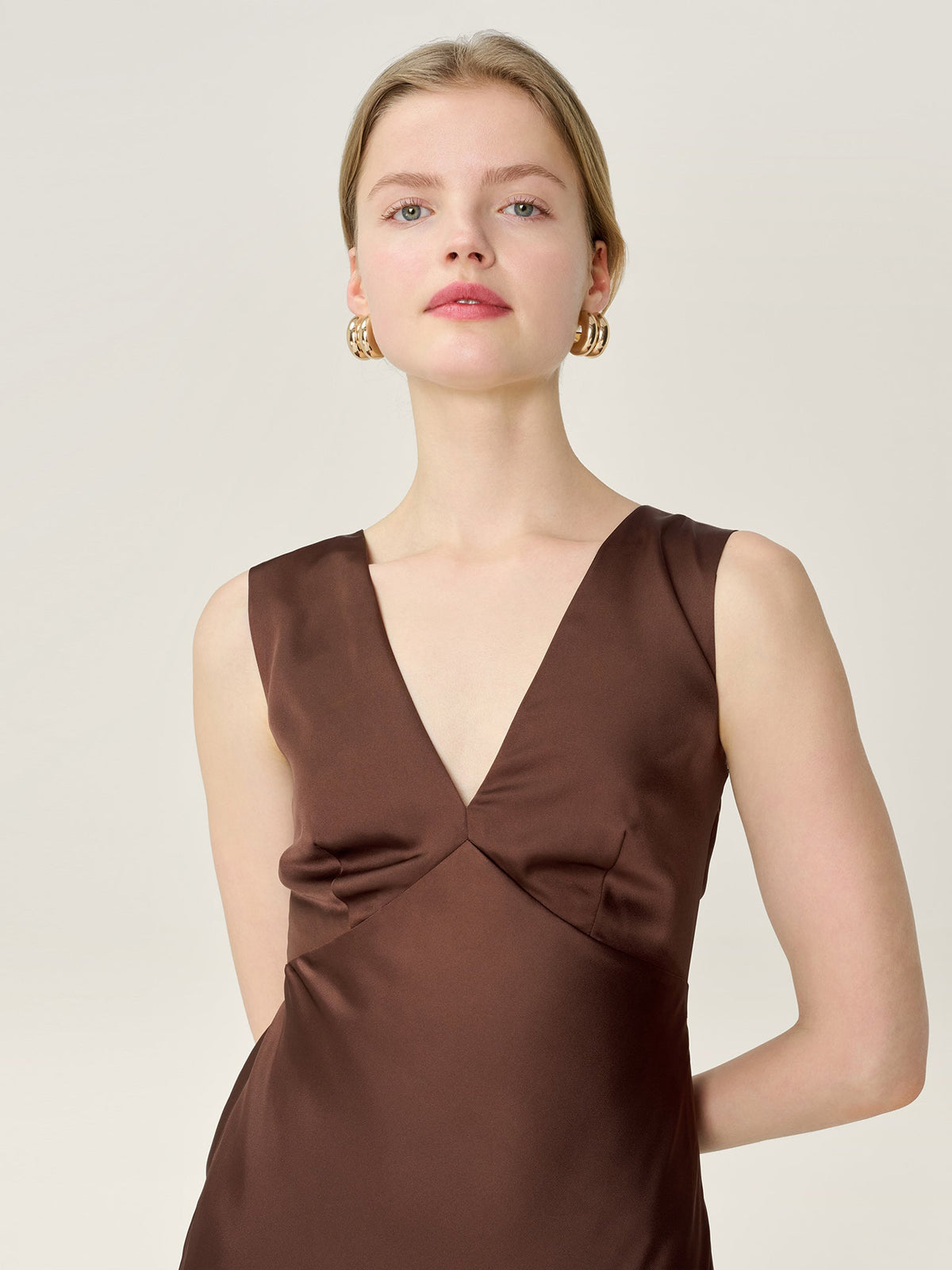 Nova Dress in Chocolate