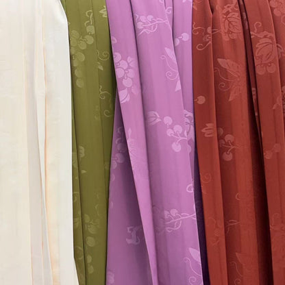 Putao Hudie 葡萄蝴蝶 Grapes & Butterflies Song Dynasty Summer Baidiequn Hundred Pleat Skirt