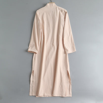 Luo Ying 落英 Falling Petals Song & Ming Pure Cotton Jiaoling Changshan Long Top