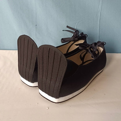 Mu Tan 木炭 Charcoal Song Ming Men's Qiaotou Raised Head Square Shoes