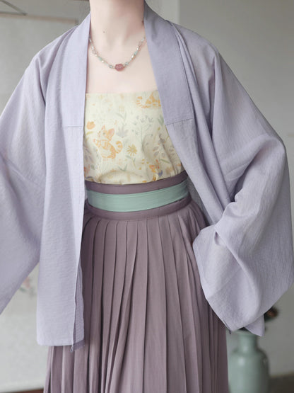 Suan Mei 酸梅 Sour Plum Song Dynasty Duanshan Various Straight Sleeve Short Tops