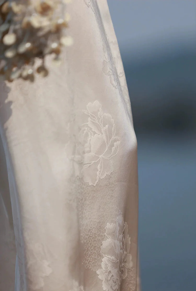 Si 似 Appearing 1920s Beaded Jacquard Qipao Petticoat Underskirt