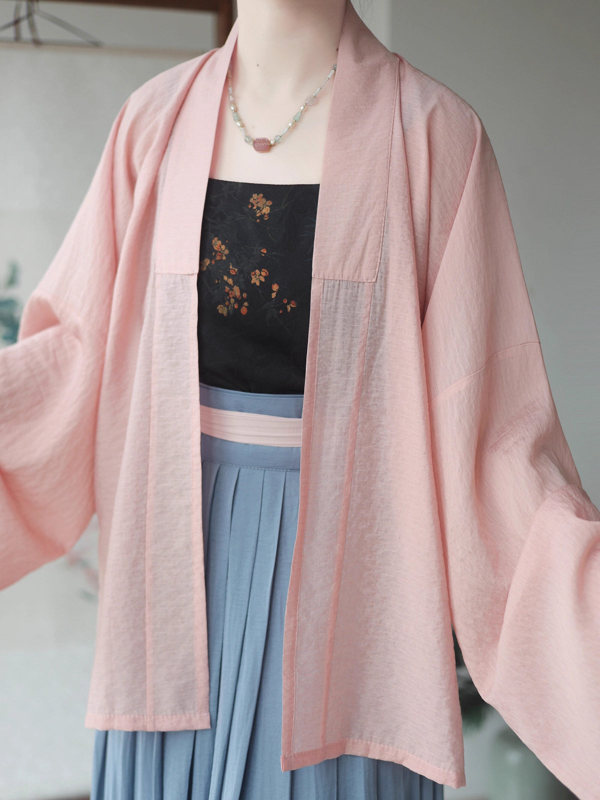 Suan Mei 酸梅 Sour Plum Song Dynasty Duanshan Various Straight Sleeve Short Tops