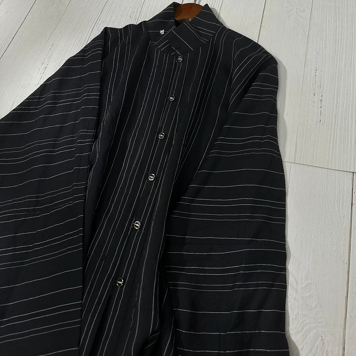 Old Wine 古酒 Modernized Ming Dynasty Men's Liling Duijin Shan Daily Standing Collar Top