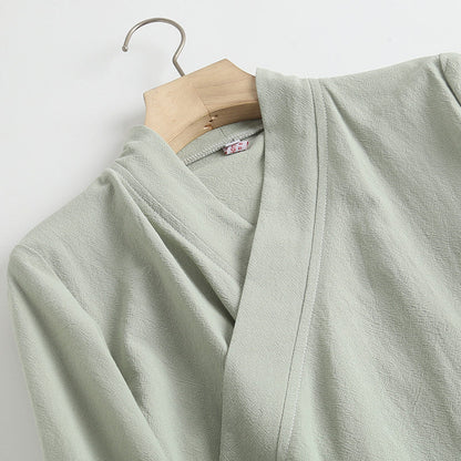 Luo Ying 落英 Falling Petals Song & Ming Pure Cotton Jiaoling Changshan Long Top