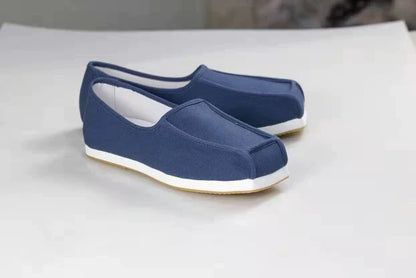 Fang Xi 方舄 Song Ming Unisex Cotton Square Toe Loafers