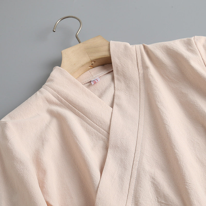 Luo Ying 落英 Falling Petals Song & Ming Pure Cotton Jiaoling Changshan Long Top