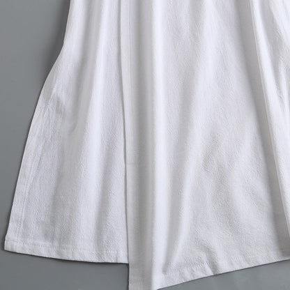 Luo Ying 落英 Falling Petals Song & Ming Pure Cotton Jiaoling Changshan Long Top