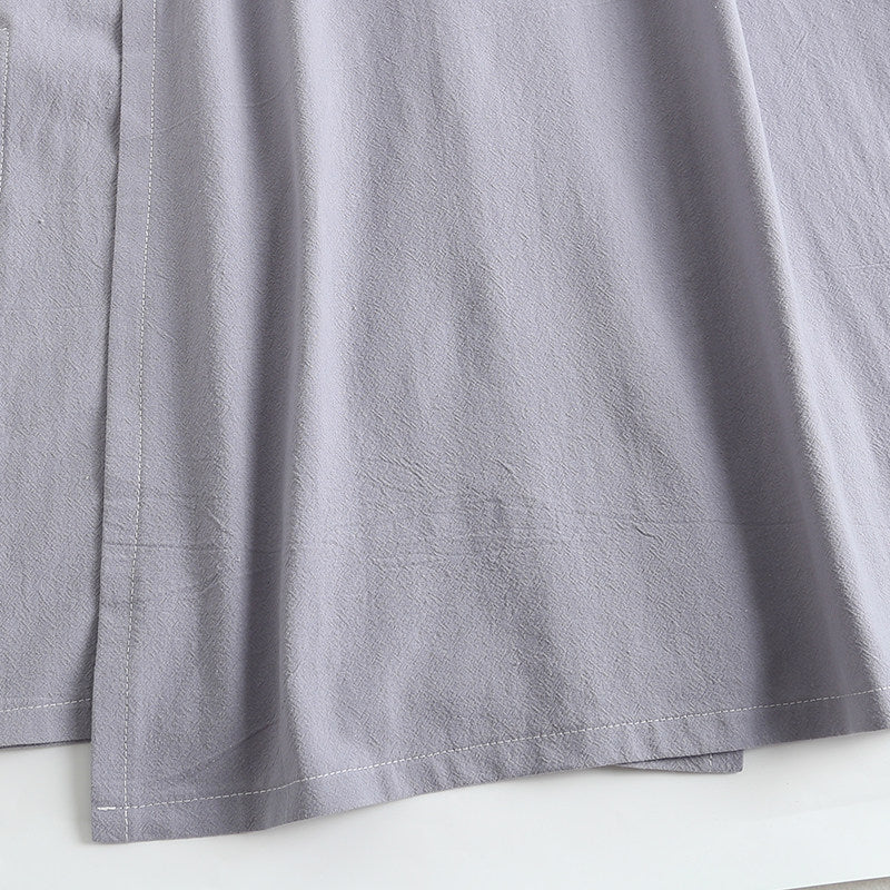 Luo Ying 落英 Falling Petals Song & Ming Pure Cotton Jiaoling Changshan Long Top