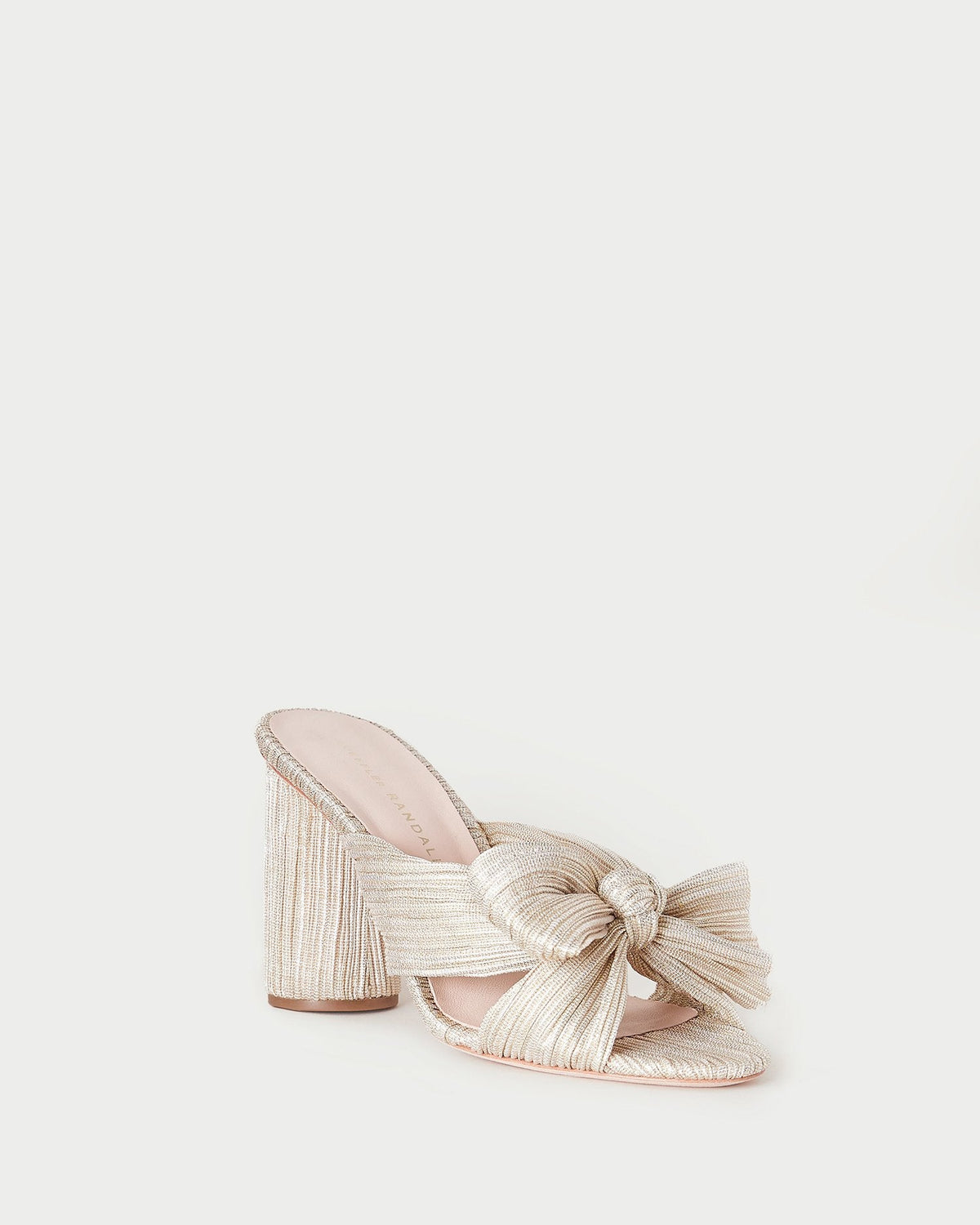 Penny Pleated Bow Heel