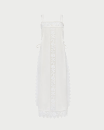 Poppy Lace Trim Dress