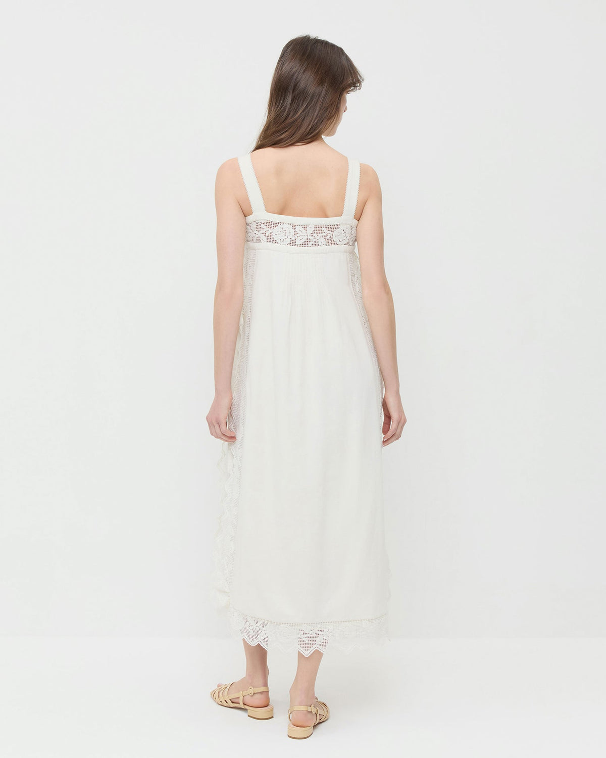 Poppy Lace Trim Dress