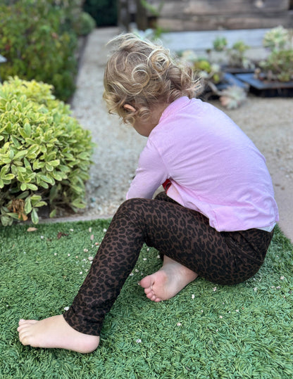 Espresso Leopard SoftMark Toddler Legging