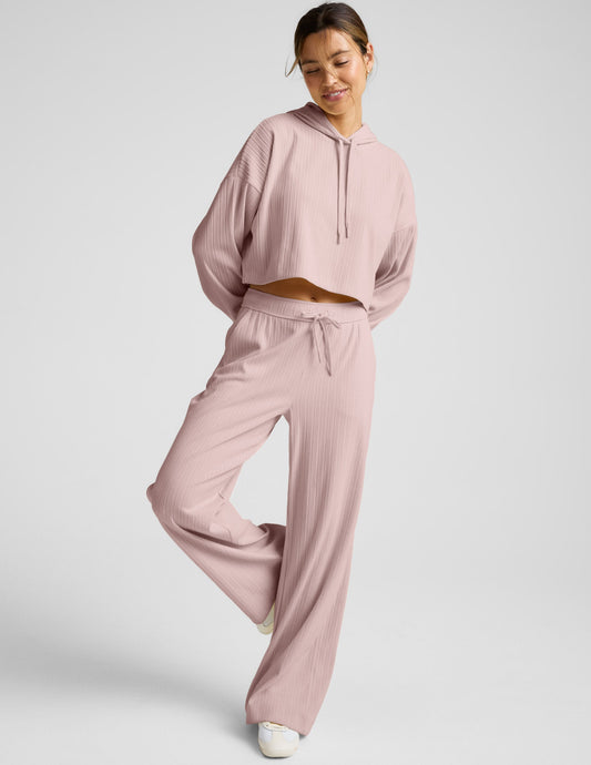 Breathe Easy Ribbed Wide Leg Pant
