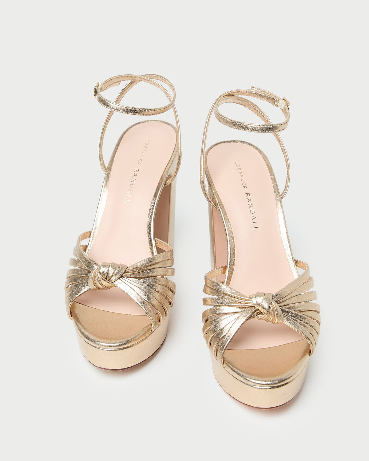 Rivka Champagne Knot Platform Sandal