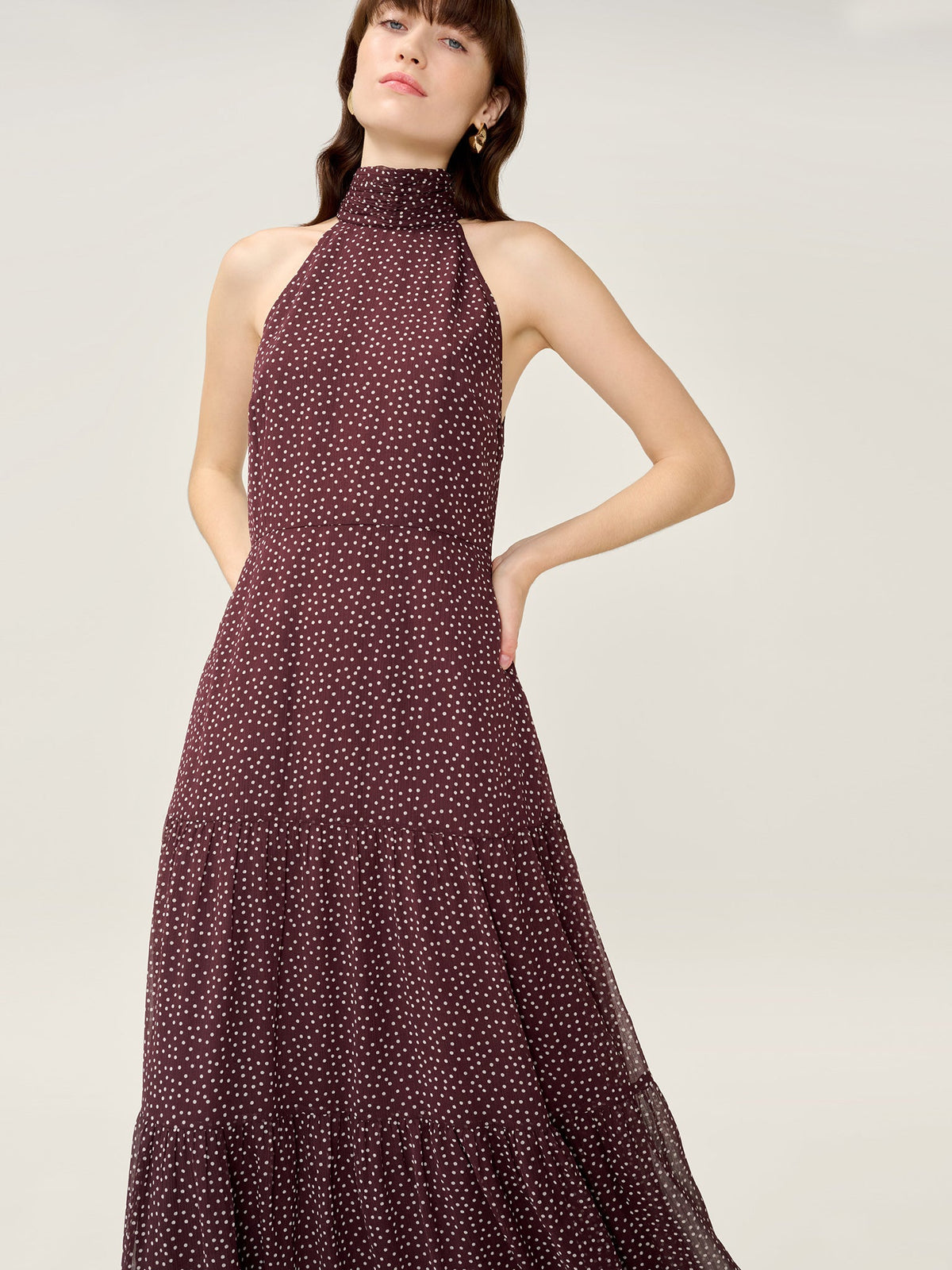 Romeo Dress in Chocolate