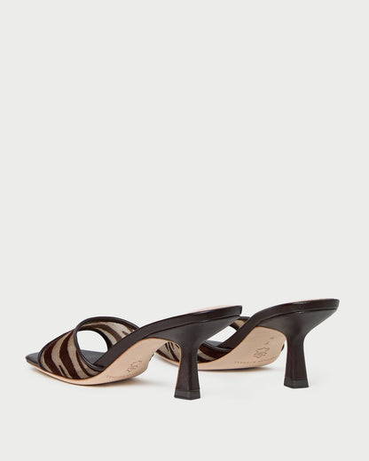Tavia Zebra Mesh Mule
