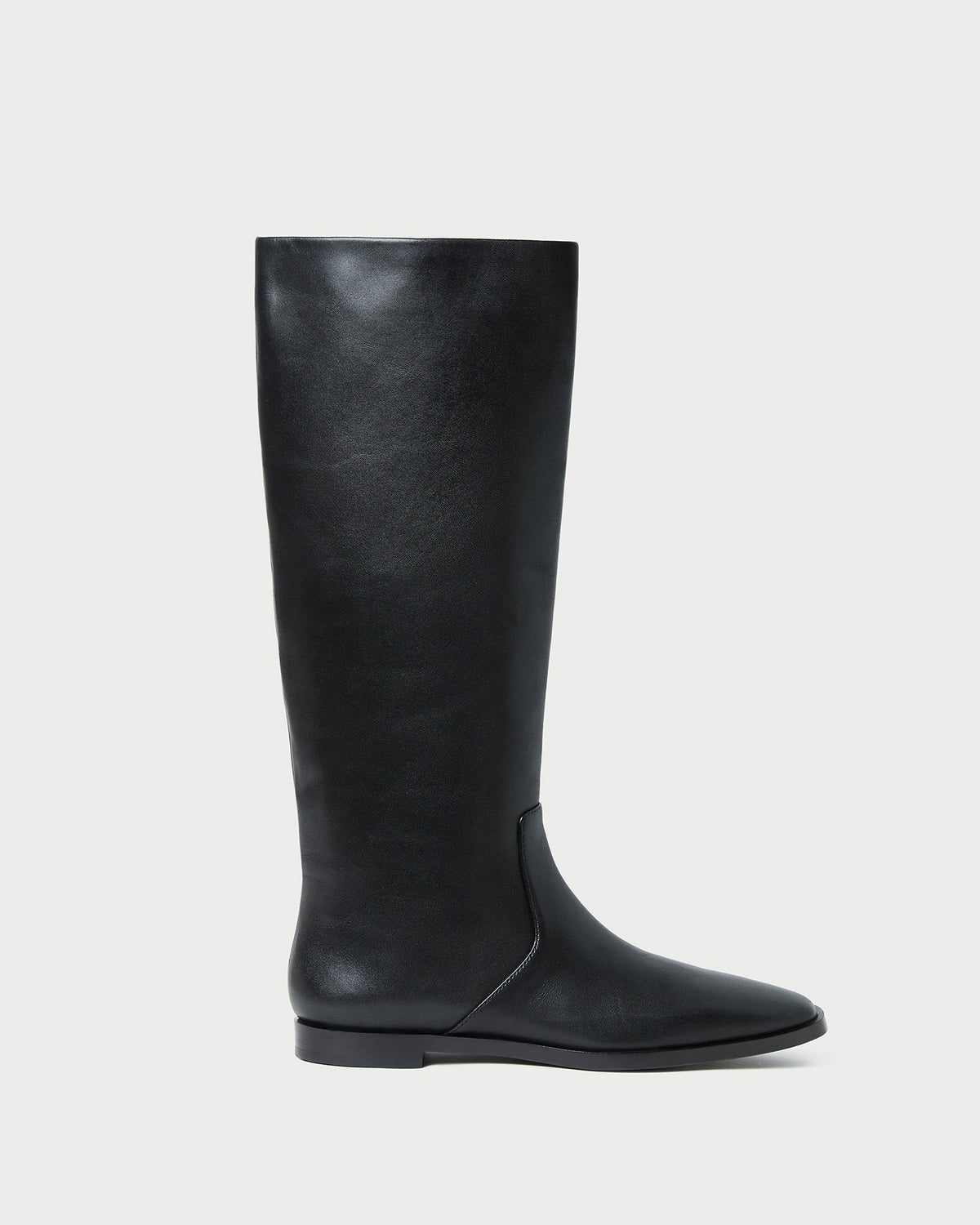 Tilly Black Leather Tall Boot