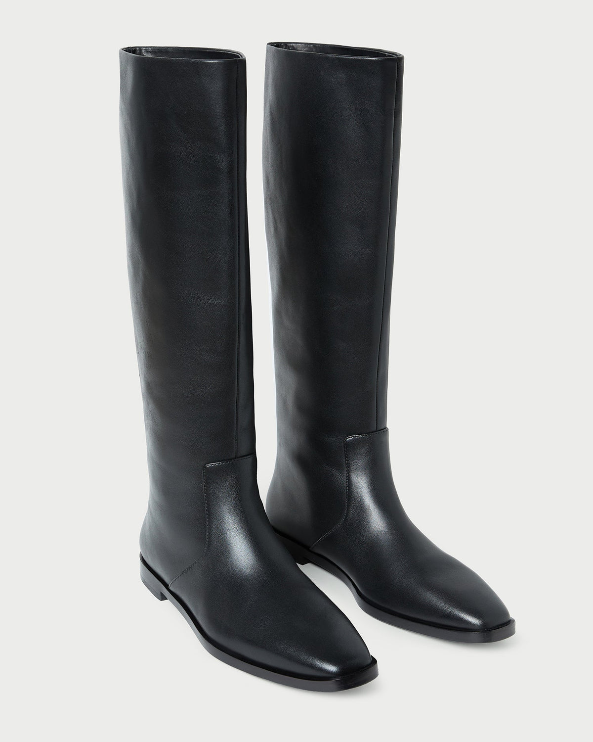 Tilly Black Leather Tall Boot