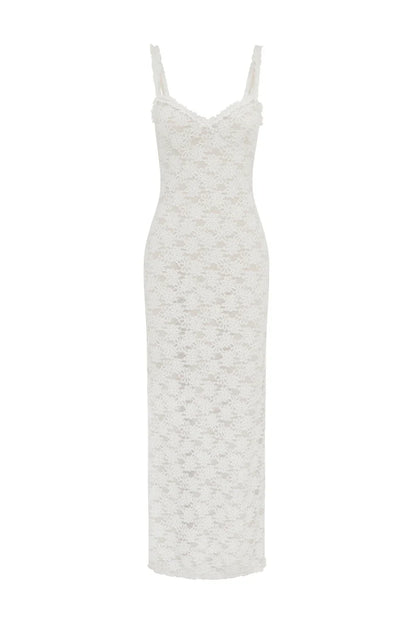 SARTA MAXI DRESS - WHITE