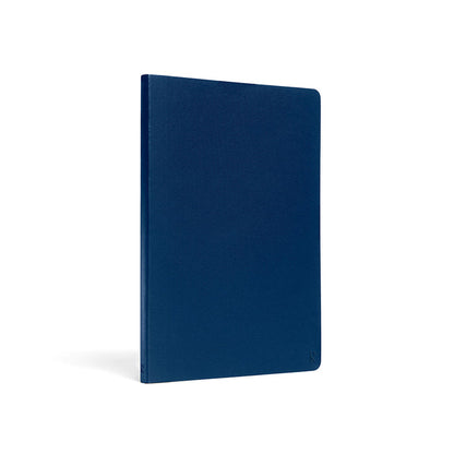 Karst A5 hardcover notebook in deep blue with minimalist design and durable eco-friendly stone paper pages.