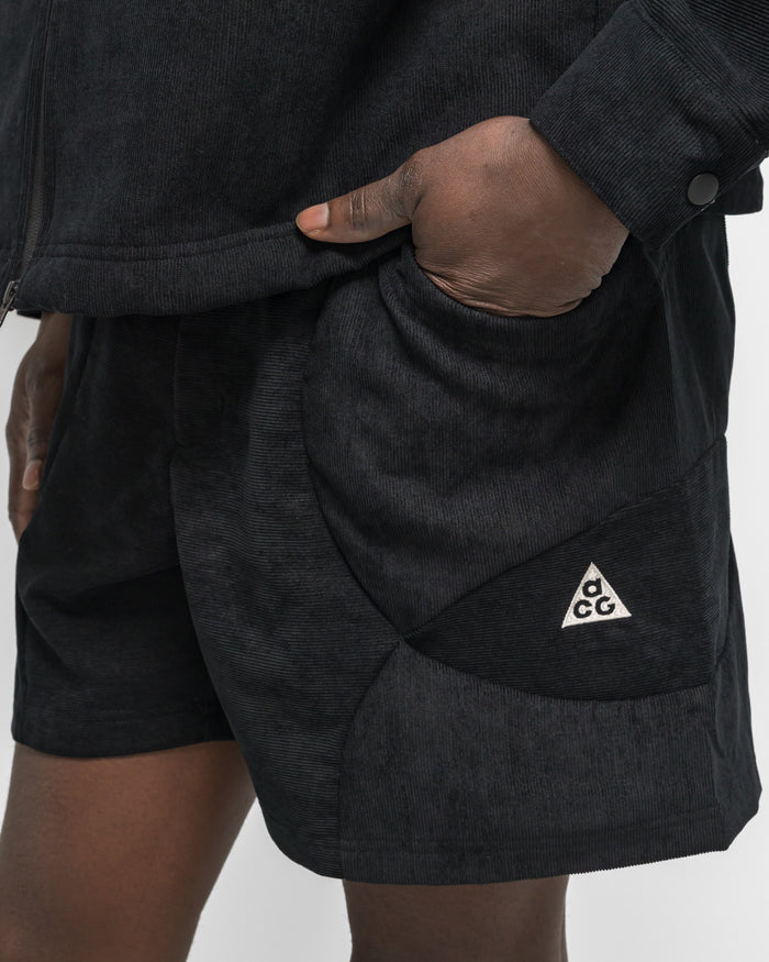 ACG 'Dolomiti' Corduroy Shorts - Black/Black-Summit White