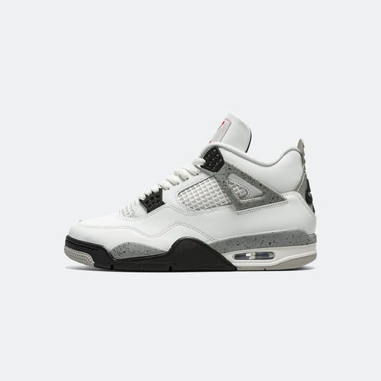 Air Jordan 4 Retro - Summit White/Fire Red-Tech Grey-Black
