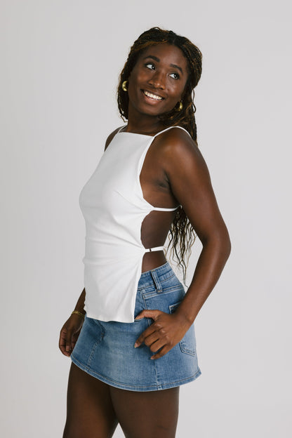 Becky Top in White