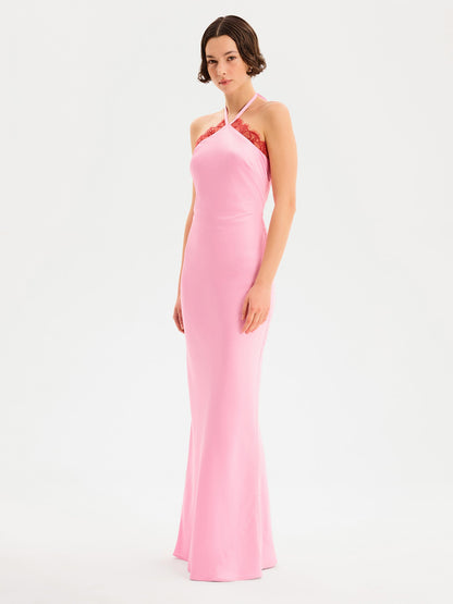 Andy Dress in Pink and Red