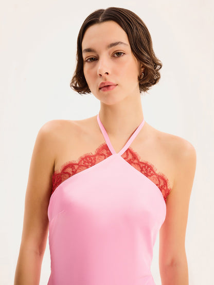 Andy Dress in Pink and Red