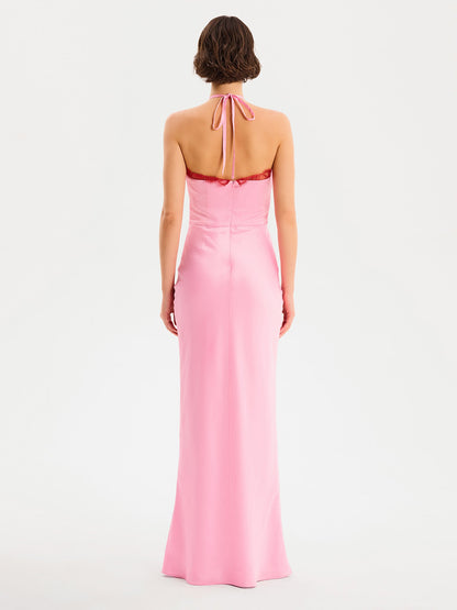 Andy Dress in Pink and Red