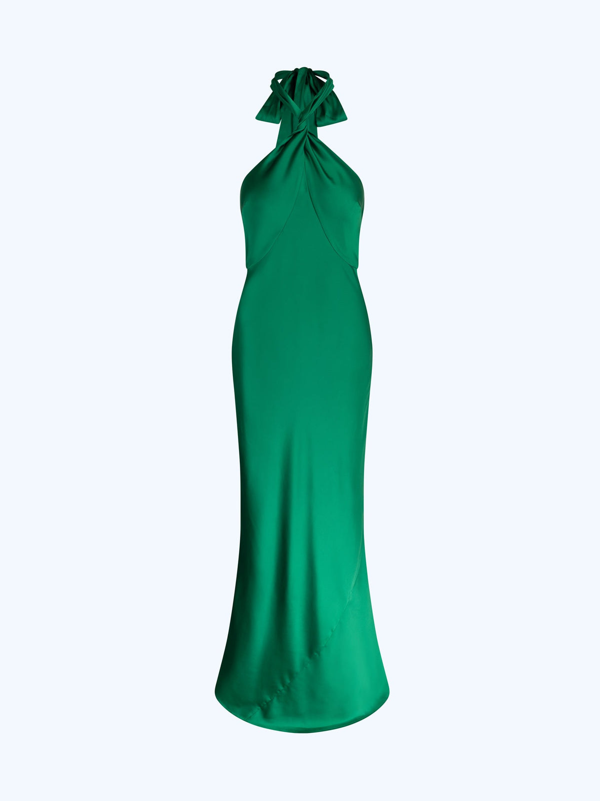 Arles Dress in Emerald Green