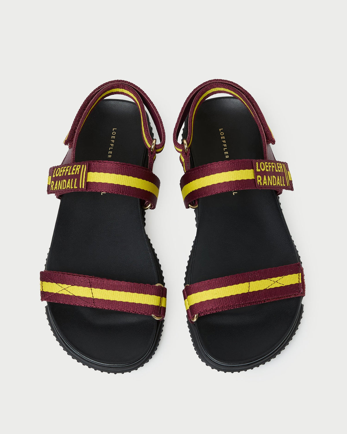 Arlo Maroon/Yellow Sport Sandal