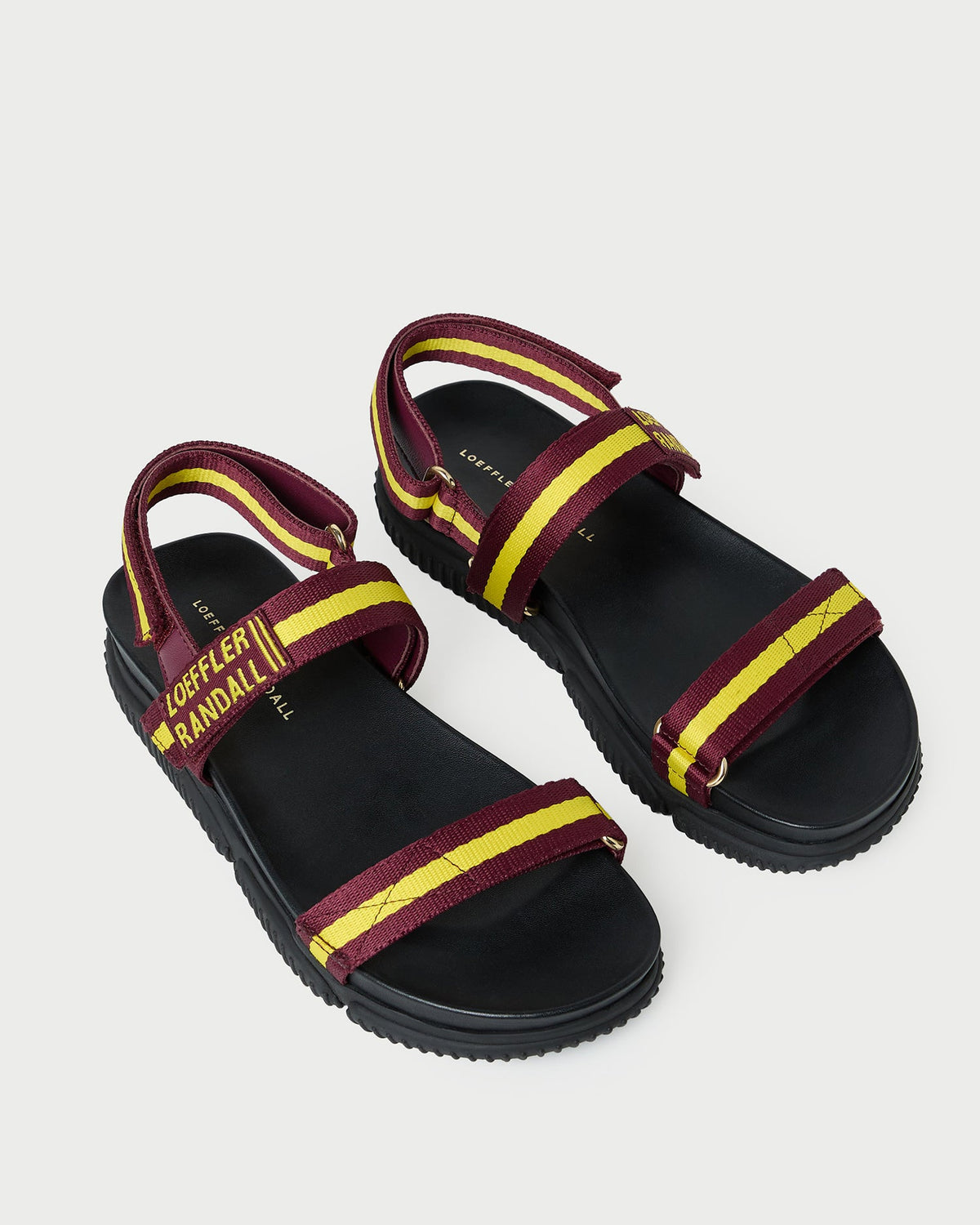 Arlo Maroon/Yellow Sport Sandal