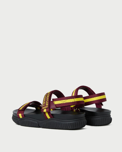 Arlo Maroon/Yellow Sport Sandal
