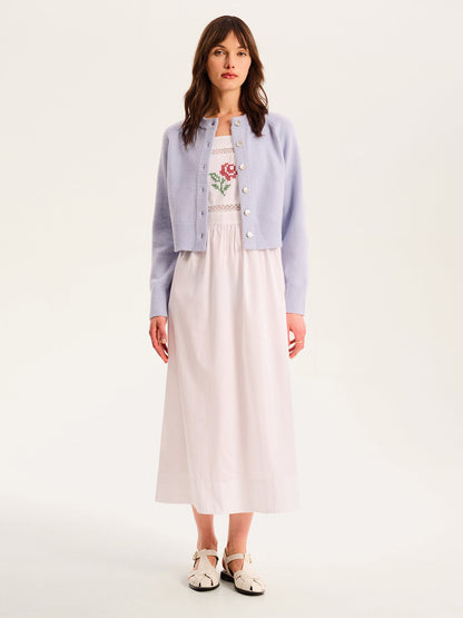 August Cardigan in Light Blue