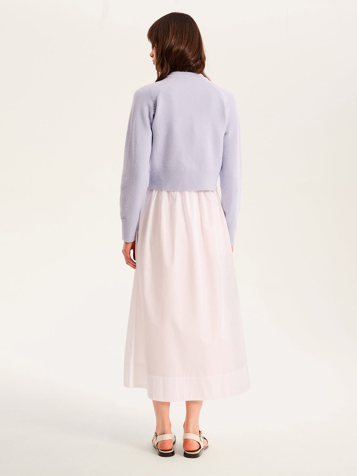 August Cardigan in Light Blue
