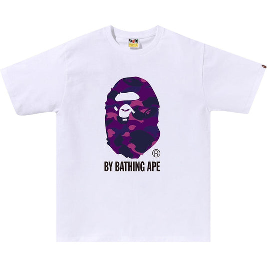 BAPE Color Camo By Bathing Tee White/Purple