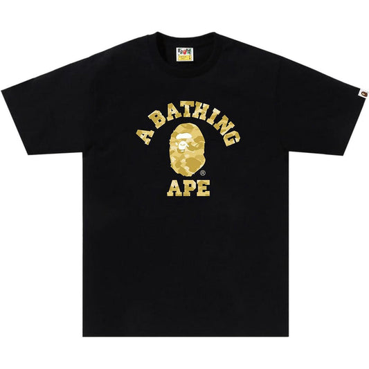 BAPE Color Camo College Tee (SS24) Black/Yellow