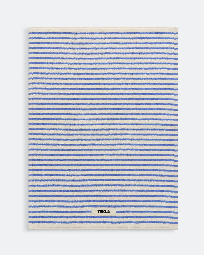 Bath Mat - Coastal Blue Stripes