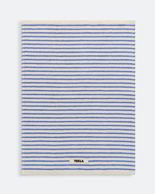 Bath Mat - Coastal Blue Stripes