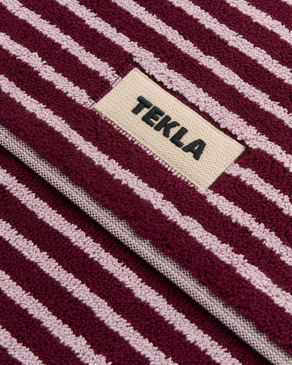 Bath Mat - Red & Rose